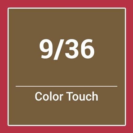 

Wella Color Touch Rich Naturals 9/36 Очень светлый блондин/Коричневое золото 60 мл