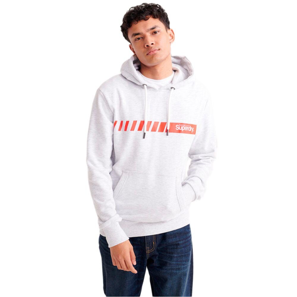 

Худи Superdry Core Logo Sport Stripe, белый