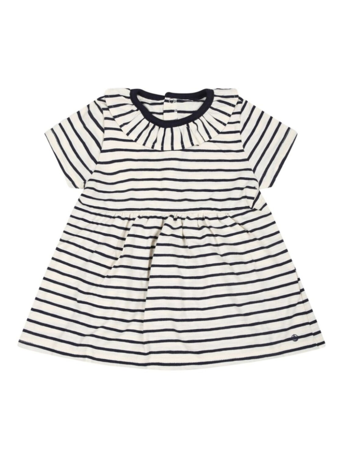 

Petit Bateau платье в горизонтальную полоску, белый
