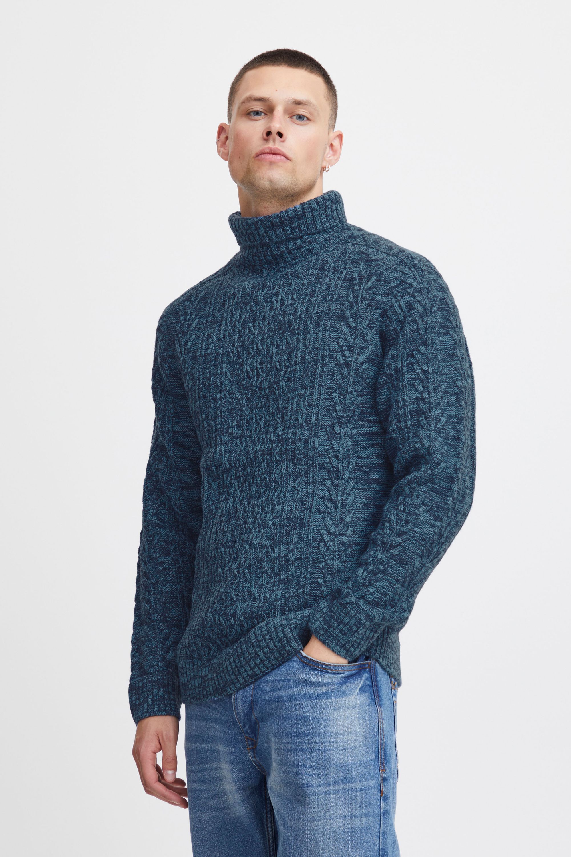 Пуловер BLEND Rollkragen 20716102, синий пуловер indicode rollkragen синий