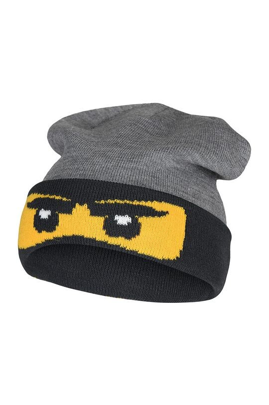 

Лего Детская шапка Lego, серый