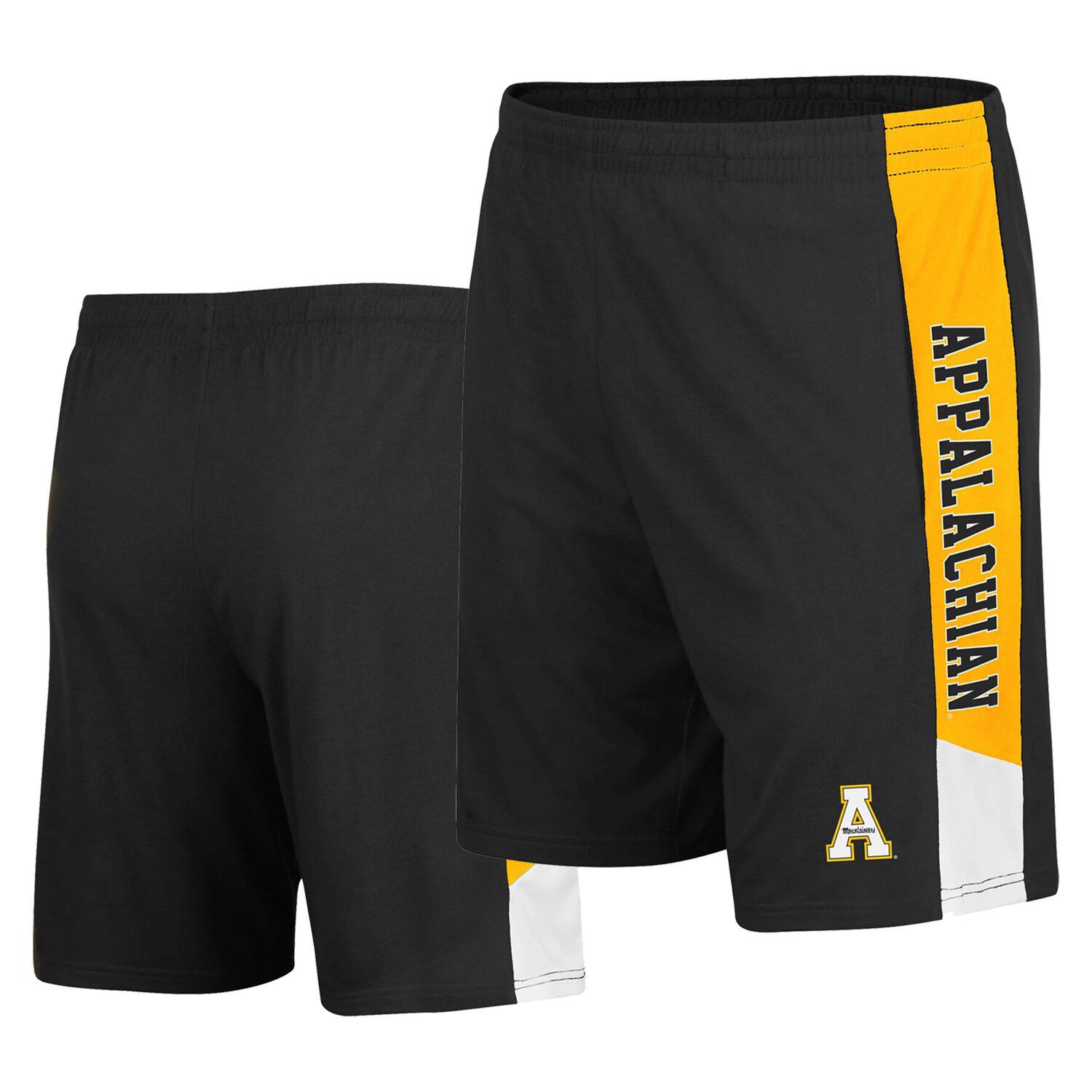 

Мужские черные шорты Appalachian State Mountaineers Wonkavision Colosseum