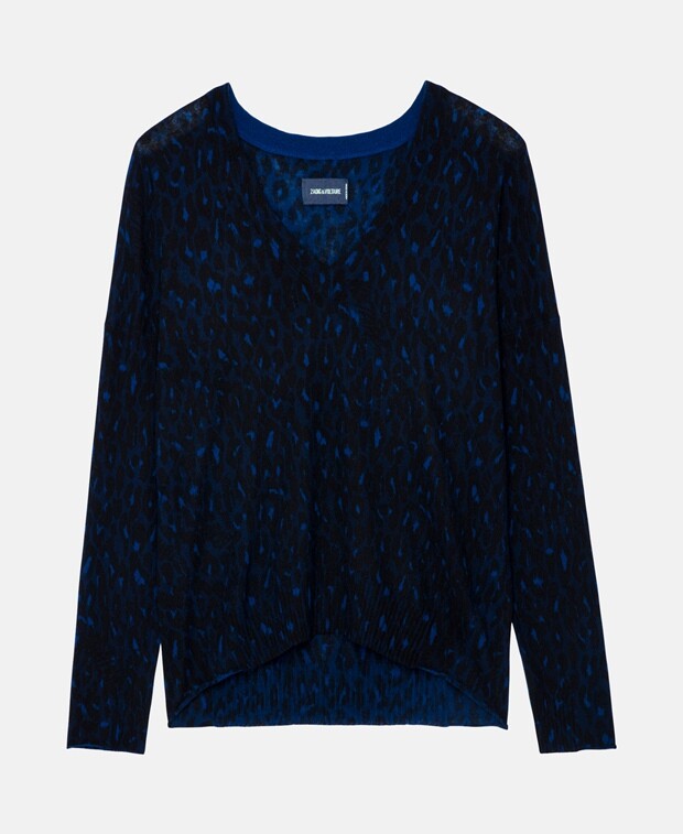 

Кашемировый пуловер Zadig&Voltaire, бирюзовый