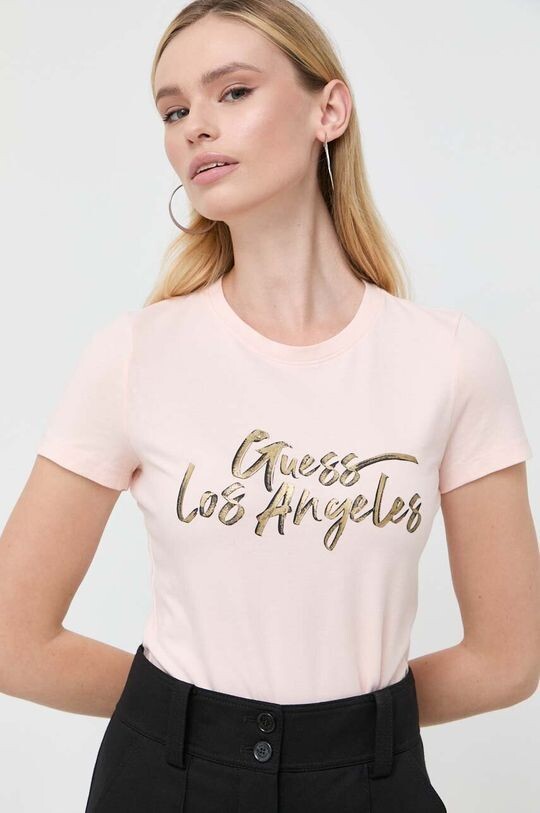 

Футболка Guess, розовый