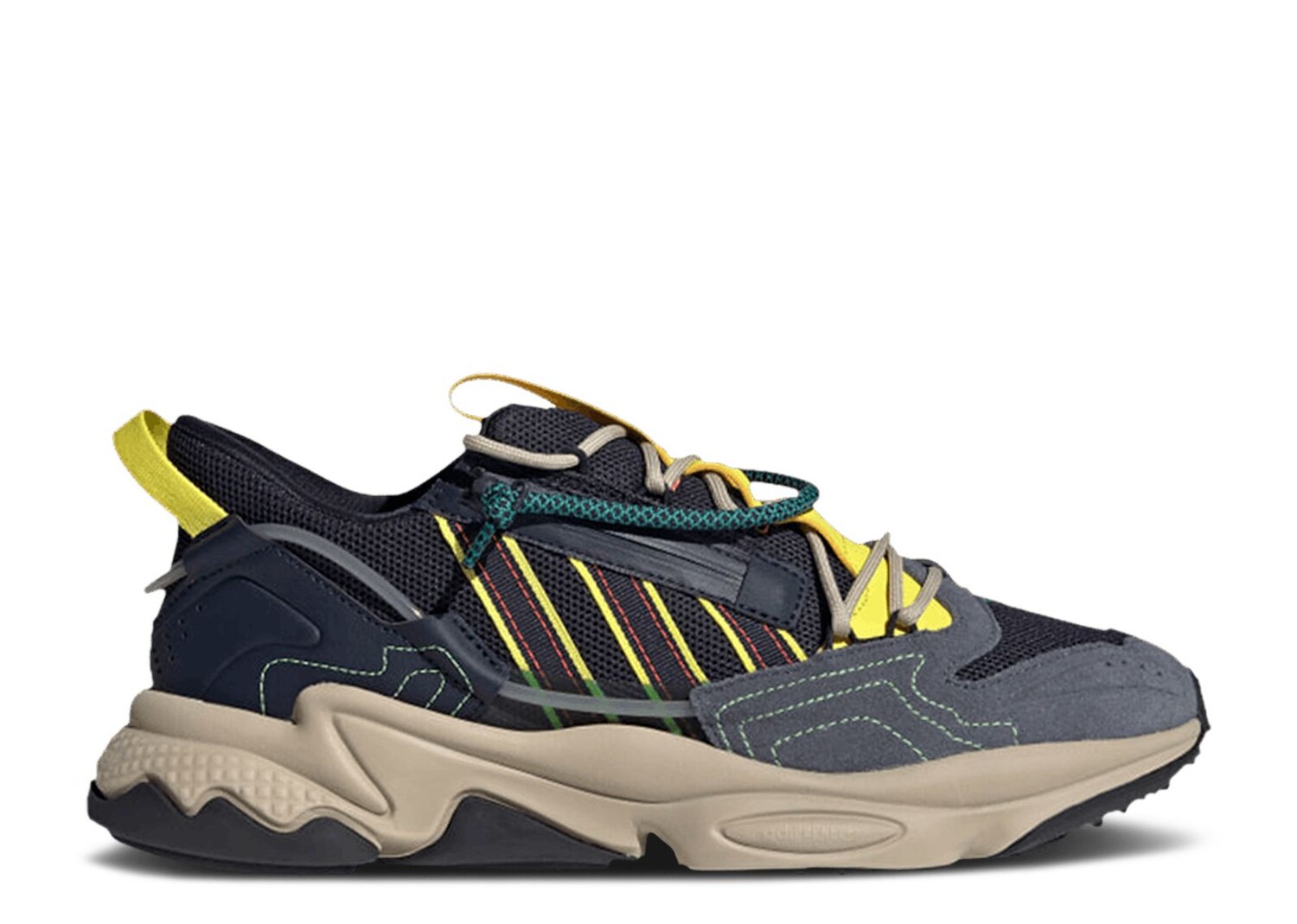

Кроссовки adidas Ozweego Zip 'Legend Ink Yellow', синий
