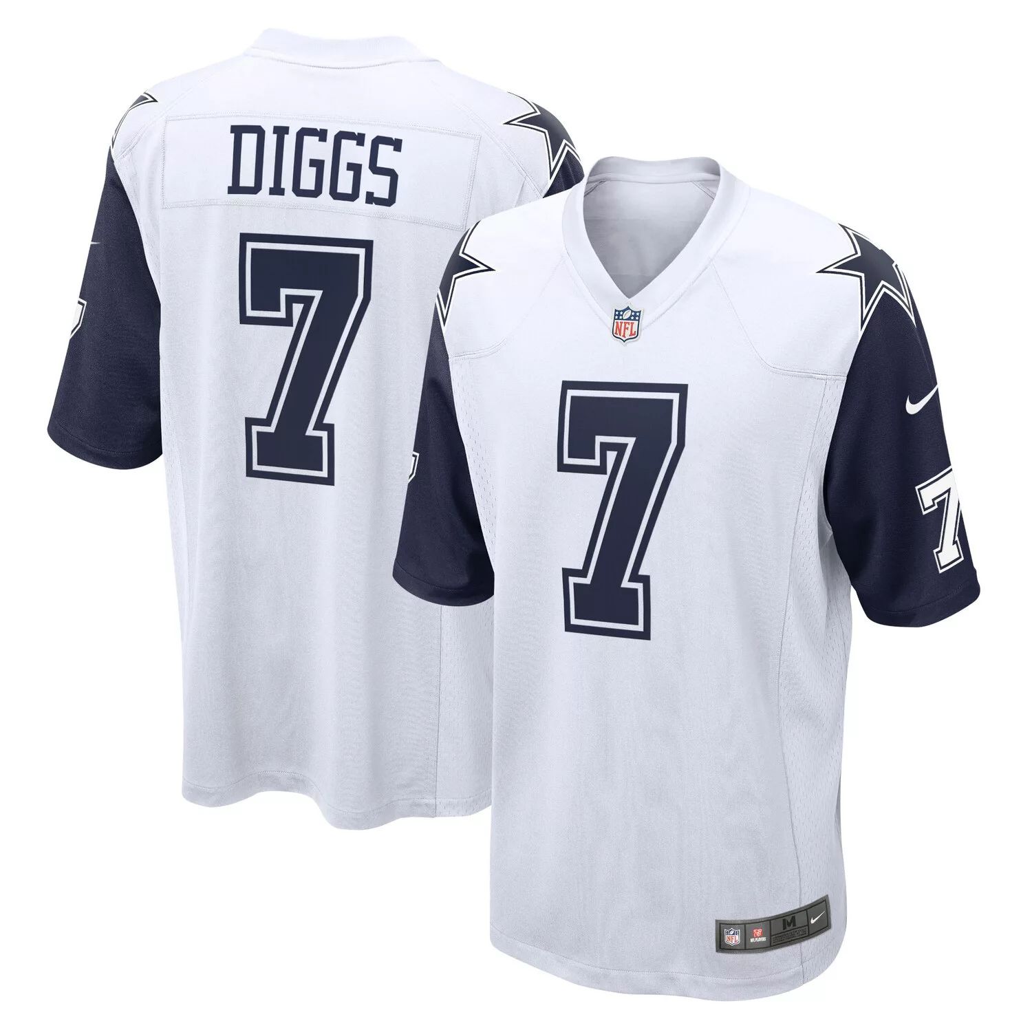 Мужское белое джерси для альтернативной игры Trevon Diggs Dallas Cowboys Nike