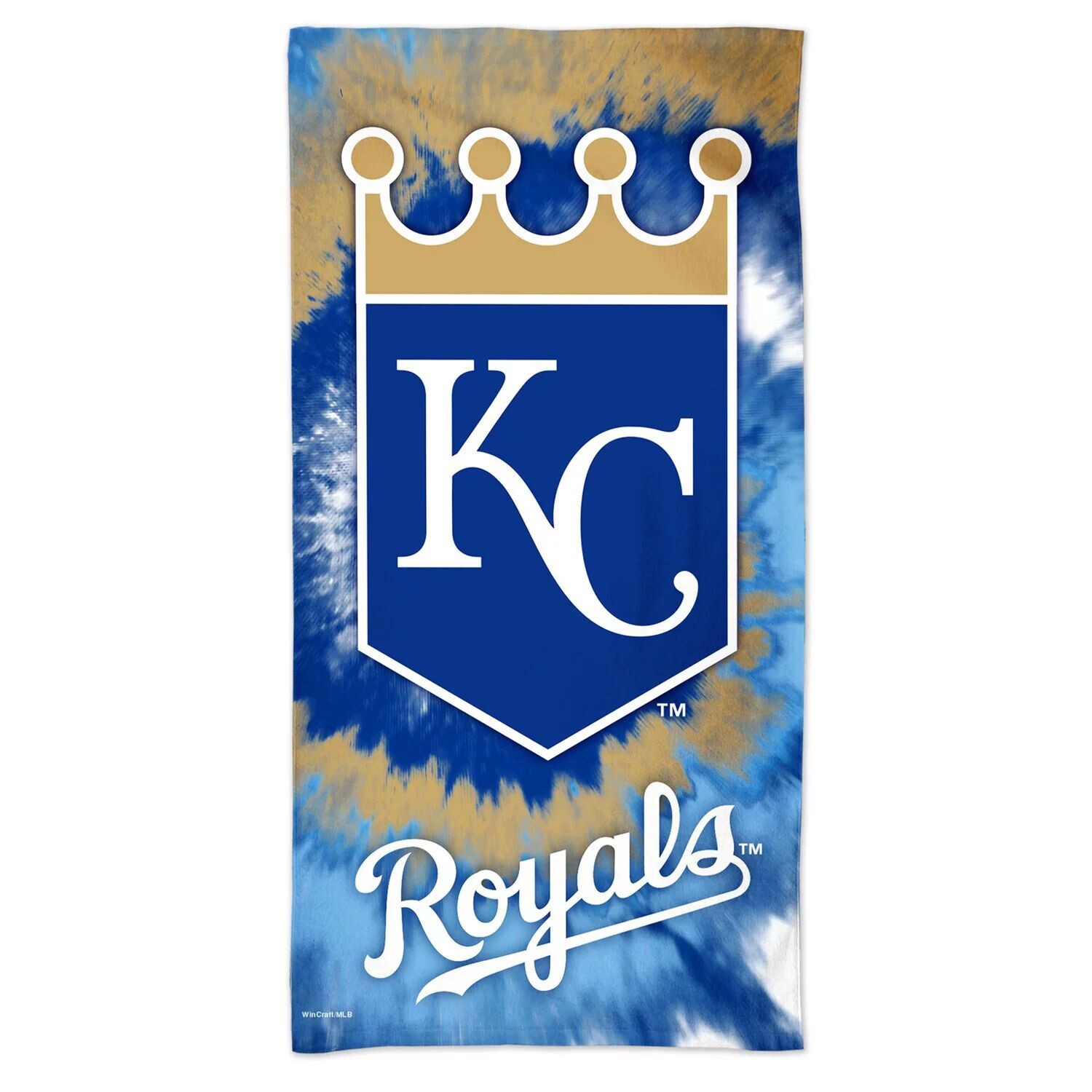 

Пляжное полотенце WinCraft Kansas City Royals 60 x 30 дюймов Tie-Dye Spectra