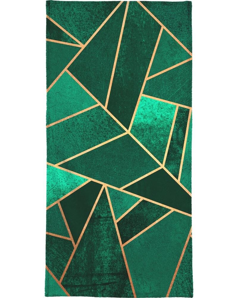 

Полотенце для ванной Juniqe Emerald and Copper, красочный