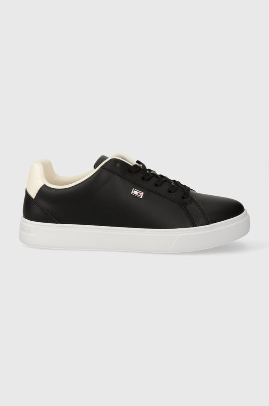 Кроссовки FLAG COURT SNEAKER Tommy Hilfiger, черный кроссовки court sneaker monogram tommy hilfiger черный