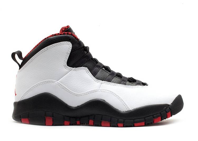 

Кроссовки AIR JORDAN 10 RETRO GS 'CHICAGO' 2012, белый