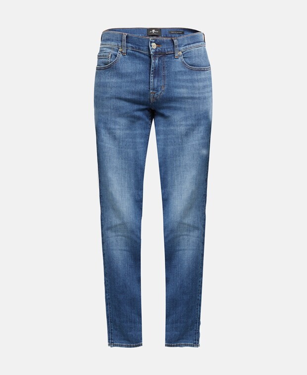 

Джинсы узкого кроя 7 for all Mankind, цвет Slate Blue