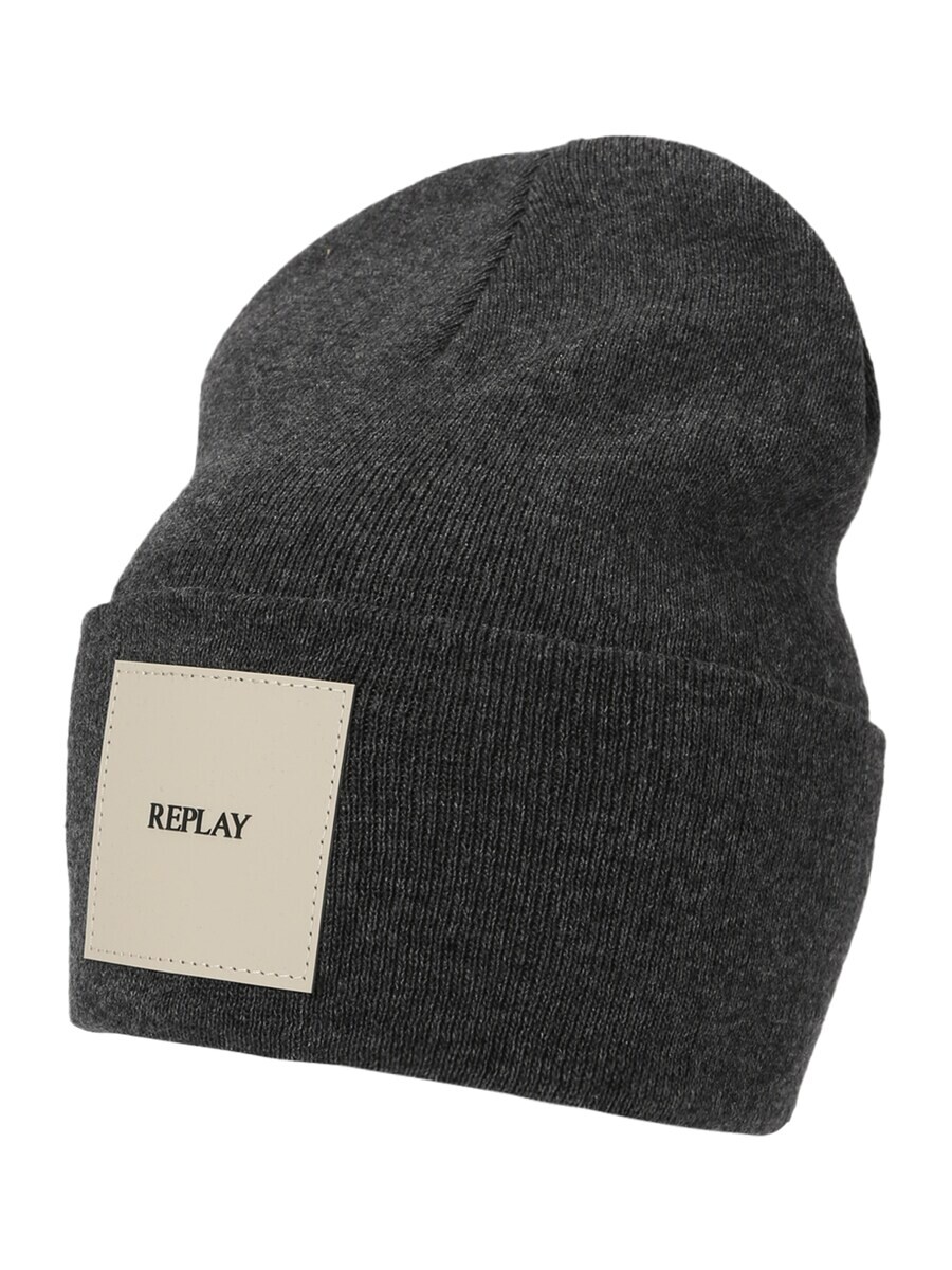 

Шапка REPLAY Beanie, антрацит