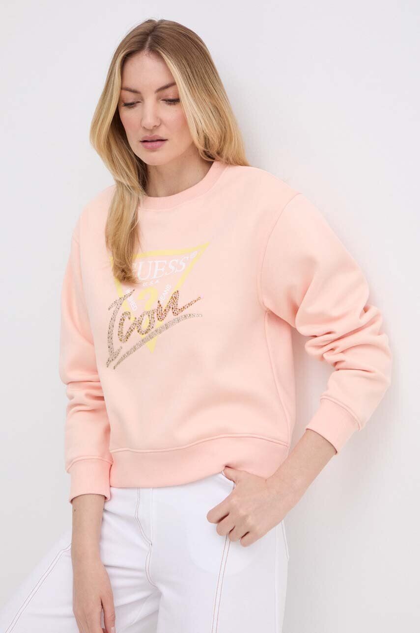 

Толстовка Guess ICON, оранжевый