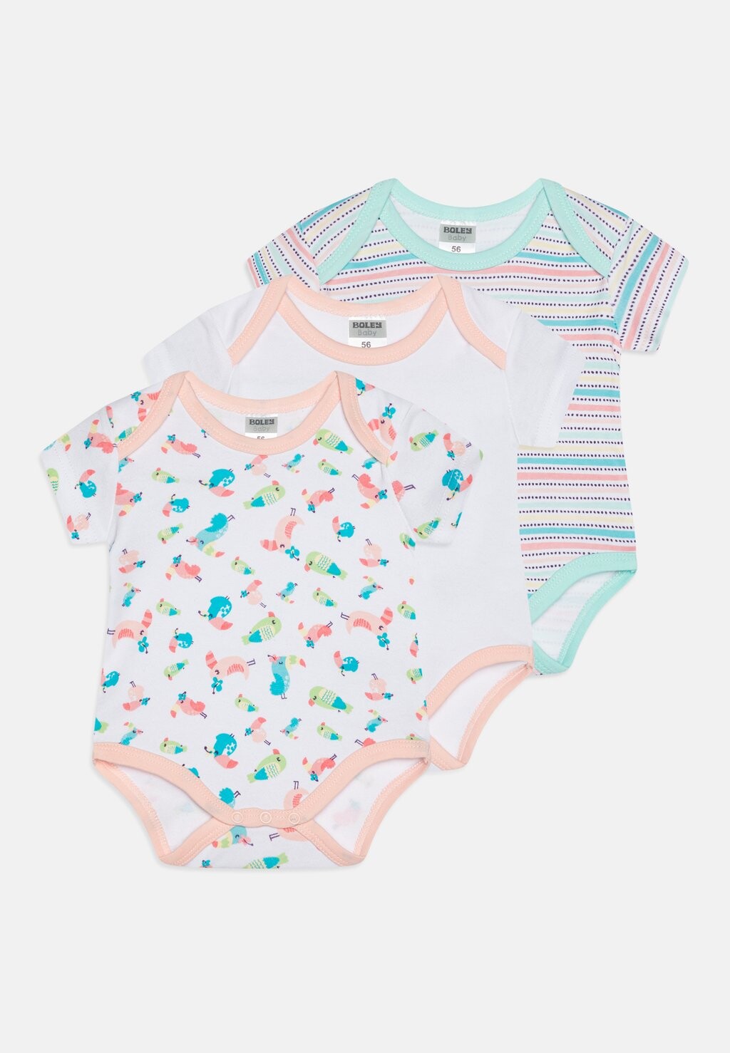 

Боди GIRLS 3 PACK Jacky Baby, цвет rose