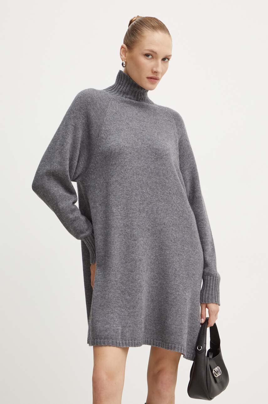 

Шерстяное платье Pinko, серый