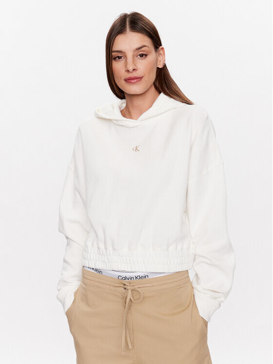 

Толстовка свободного кроя Calvin Klein, экрю