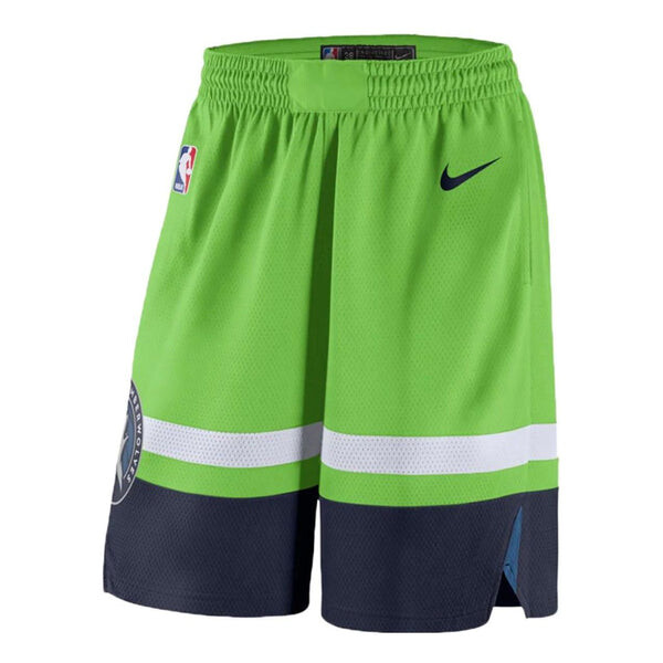 

Шорты Nike NBA Minnesota Timberwolves Alternate Edition Swingman Shorts 'Green White', зеленый