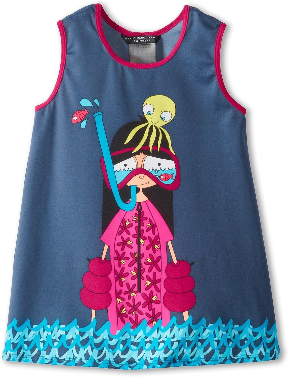

Пляжное платье Little Marc Jacobs Tank Cover Up Dress, цвет Buck Blue