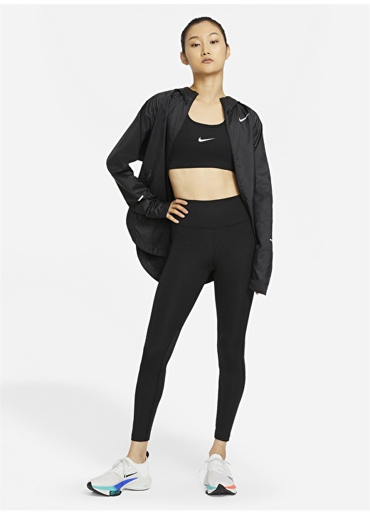 Черные женские леггинсы Nike