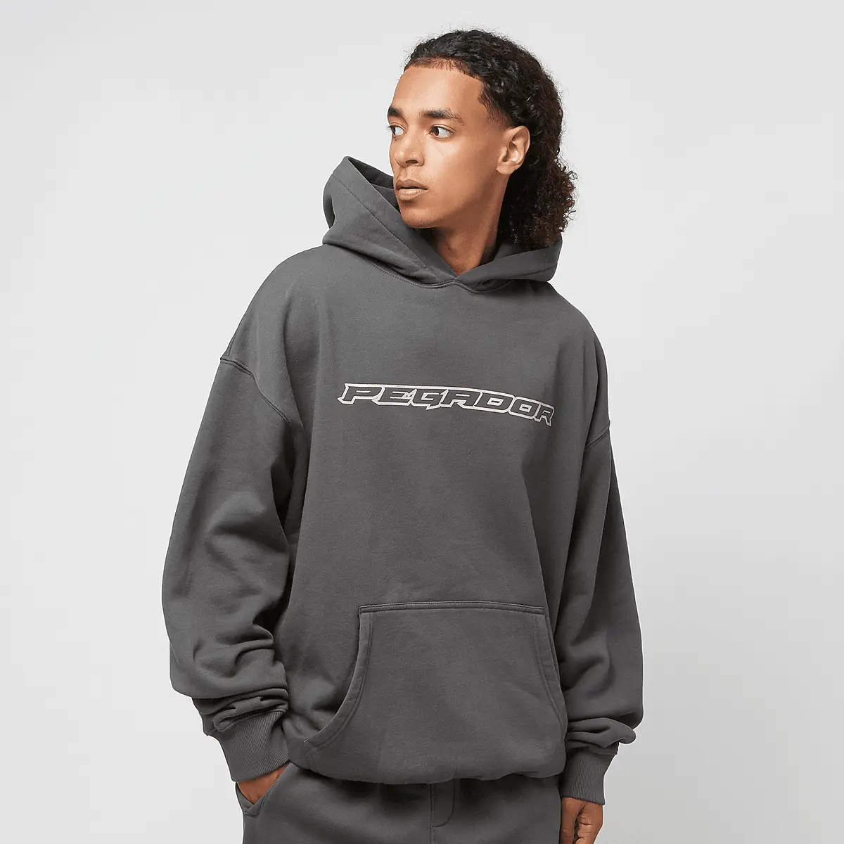 

Худи Pegador Alden Oversized, серый