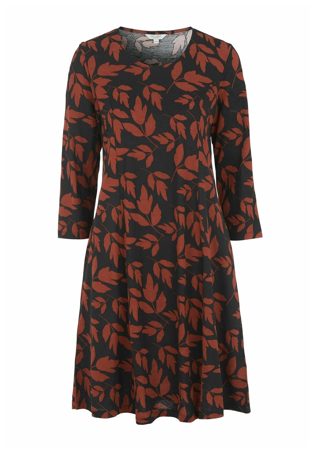 

Платье из джерси PATTERNED WITH POCKETS Cellbes of Sweden, коричневый