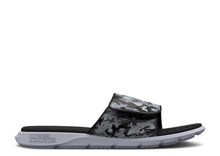 

Кроссовки Under Armour IGNITE 7 GRAPHIC STRAP SLIDE GS 'MOD GREY CAMO', серый