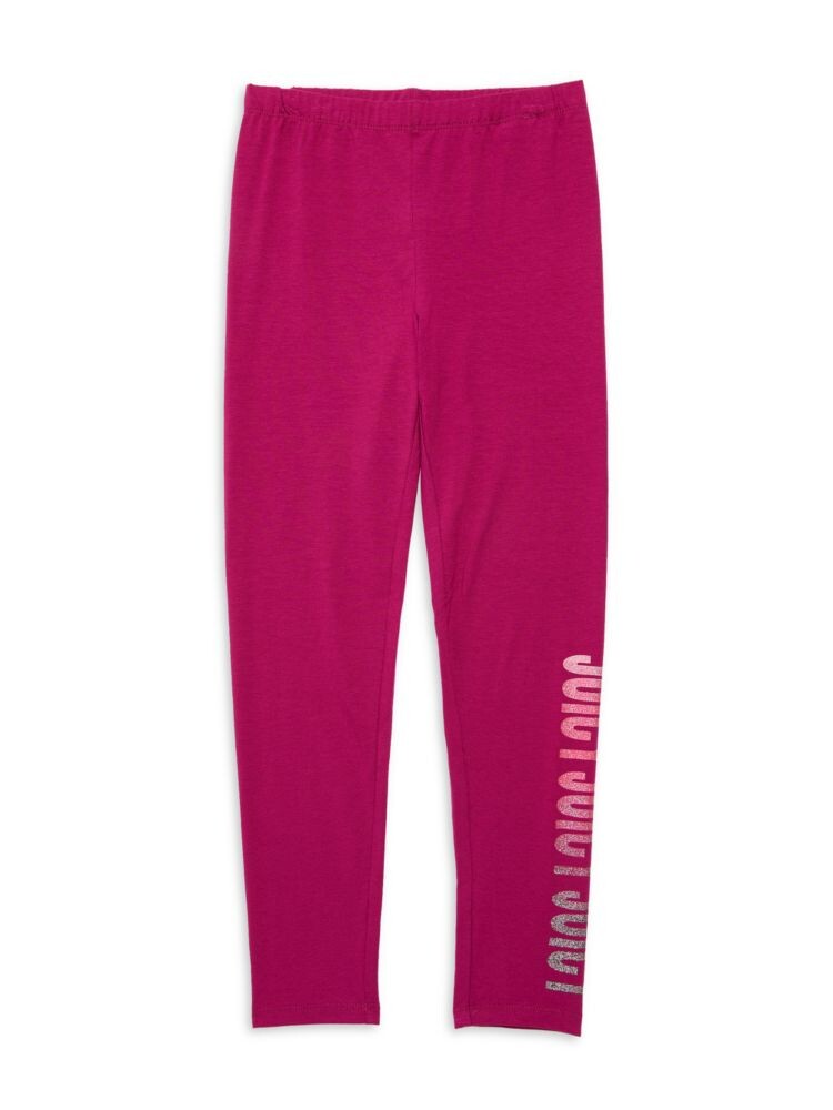 

Леггинсы с логотипом для девочек Juicy Couture, розовый