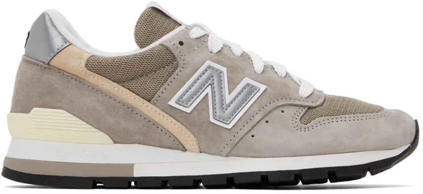 

Кроссовки New Balance Grey & Khaki Made in USA 996 Core