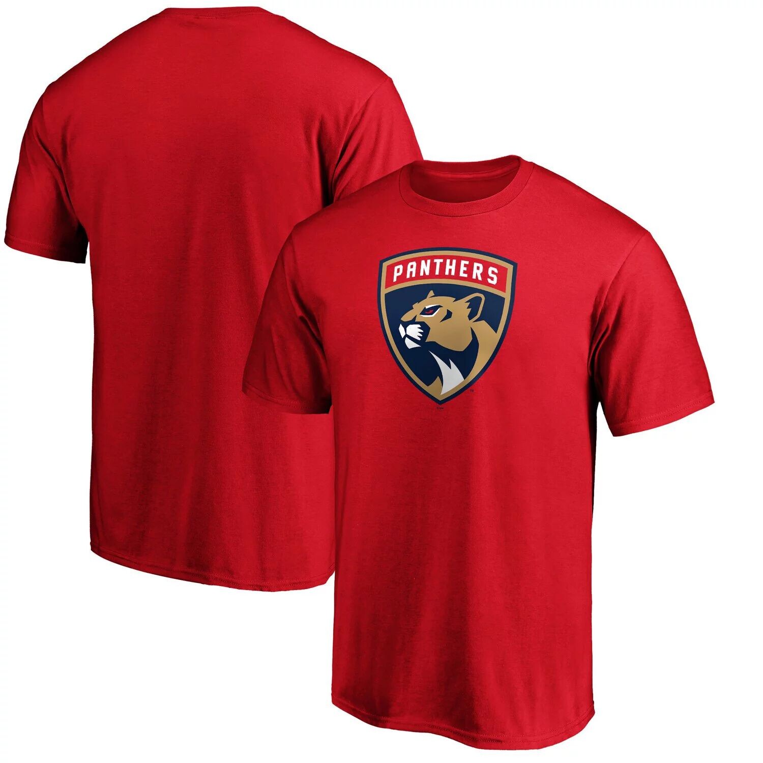 

Мужская красная футболка с логотипом команды Florida Panthers Team Fanatics