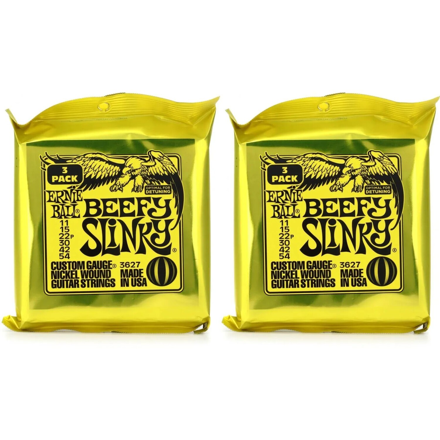 

Струны для электрогитары Ernie Ball 3627 Beefy Slinky с никелевой обмоткой — .011-.054 (6 шт.)