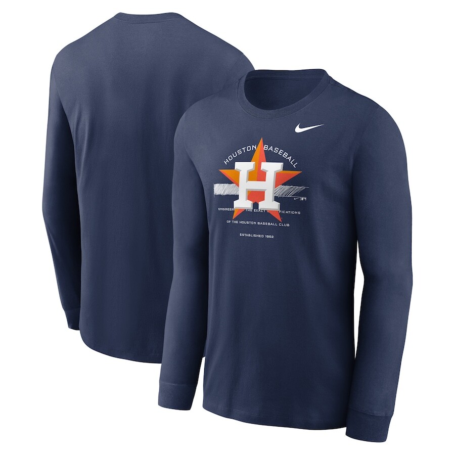 

Футболка с длинным рукавом Nike Houston Astros, нави