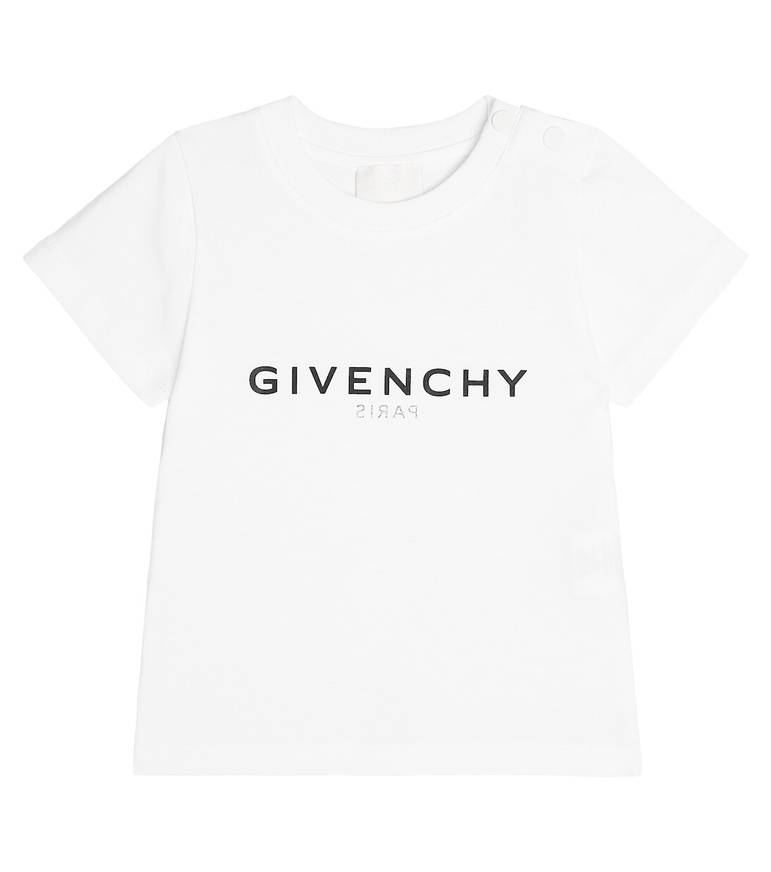 

Футболка из хлопкового джерси с логотипом baby Givenchy Kids, белый