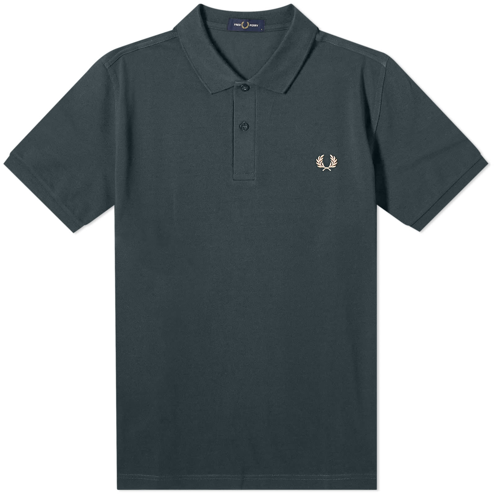 Поло Fred Perry Plain, цвет Night Green рубашка fred perry panel polo цвет whisky brown