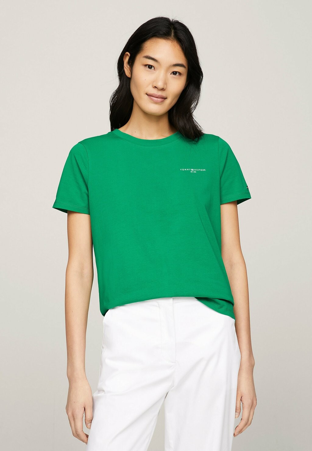 

Базовая футболка REG MINI CORP LOGO Tommy Hilfiger, цвет olympic green