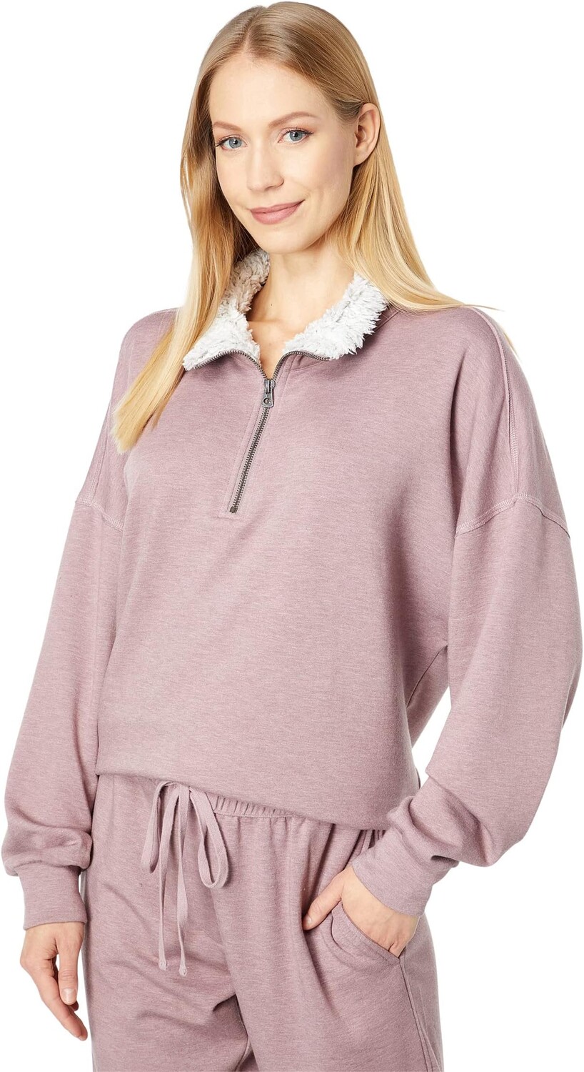 

Толстовка Dylan by True Grit Triple Fleece Zip Pullover, цвет Purple Pink