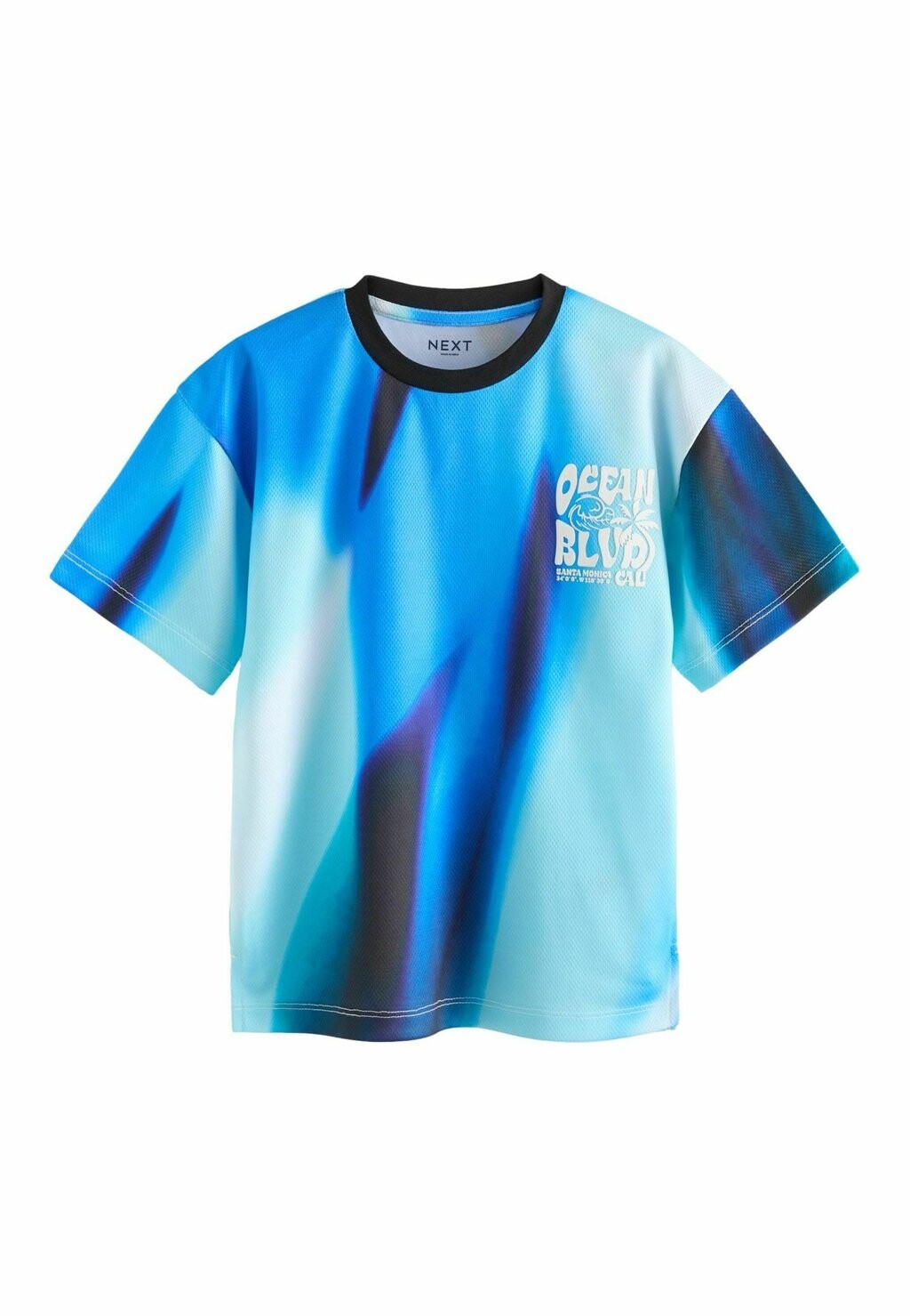 

Принт на футболке All Over Short Sleeve Standard Next, пестрый синий