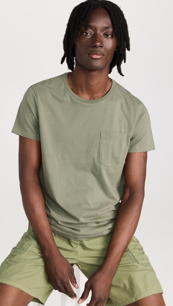 

Футболка Club Monaco Williams Pocket, оливковый