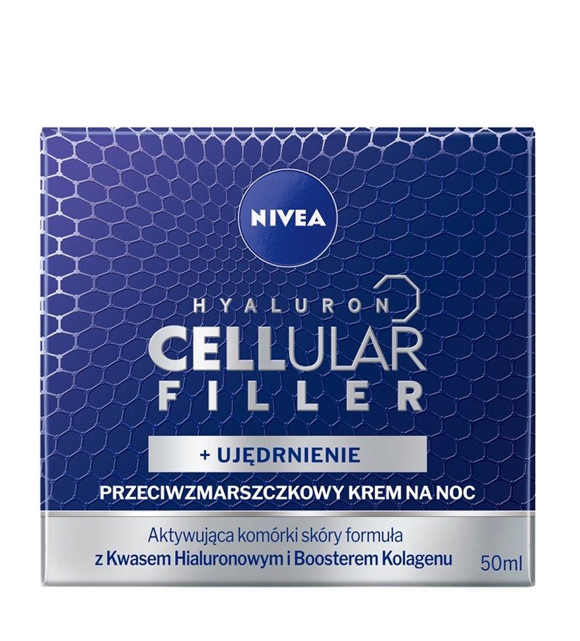 цена Nivea Cellular Hyaluron Filler крем для лица на ночь, 50 ml