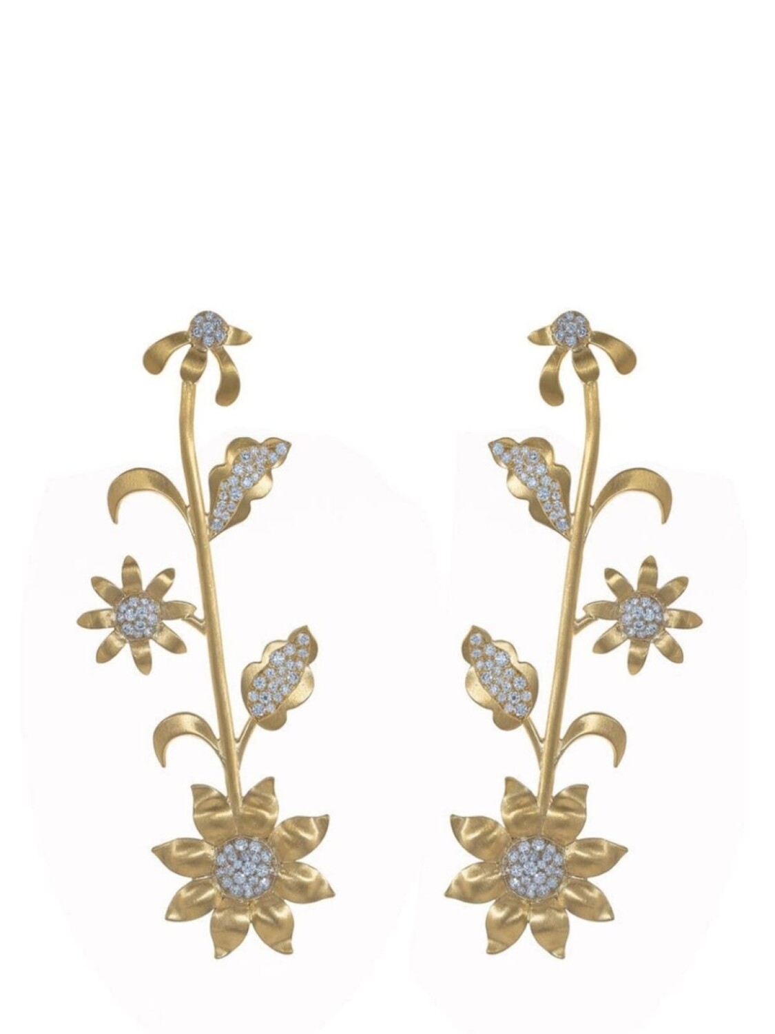 

Серьги Golden Blossom из желтого золота Irene Neuwirth, золотой