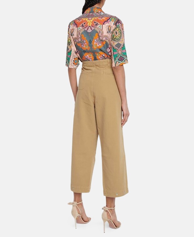

Джинсовые брюки-кюлоты Etro, белый