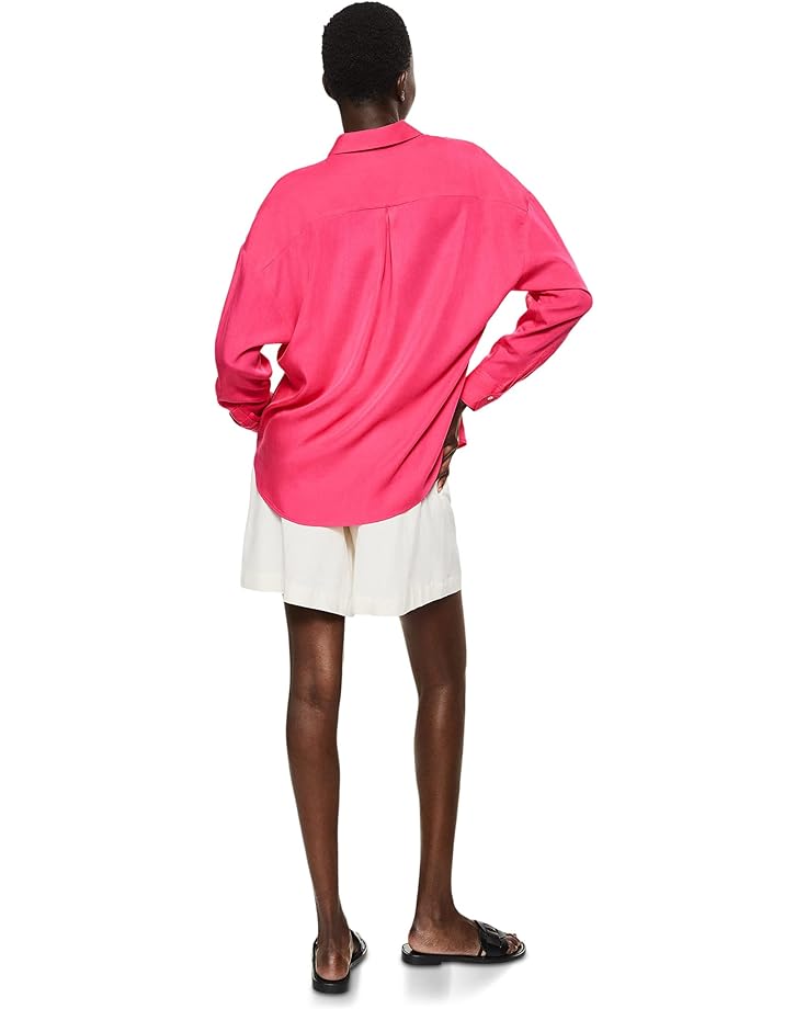 

Рубашка MANGO Lima Shirt, цвет Bright Pink