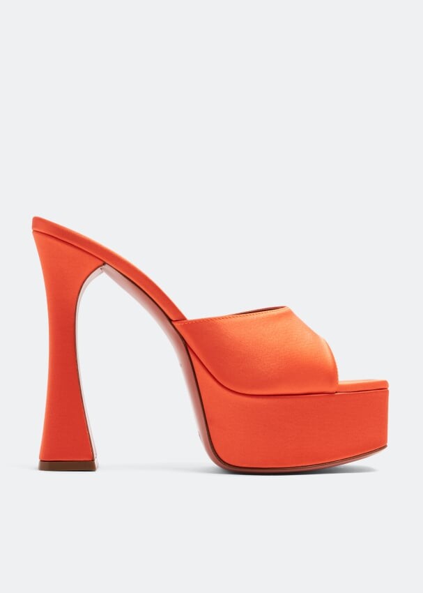 

Мюли Amina Muaddi Dalida Platform, оранжевый