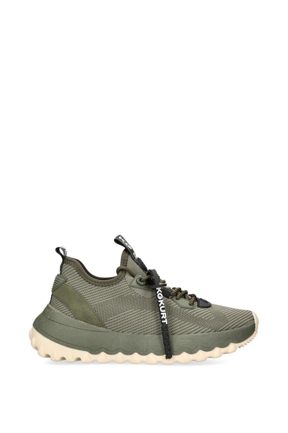 

Кроссовки 'Lowell Knit' Fabric Trainers KG Kurt Geiger, хаки