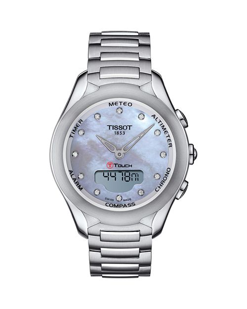 Часы T-Touch с солнечной батареей, 39,5 мм Tissot, цвет Gray