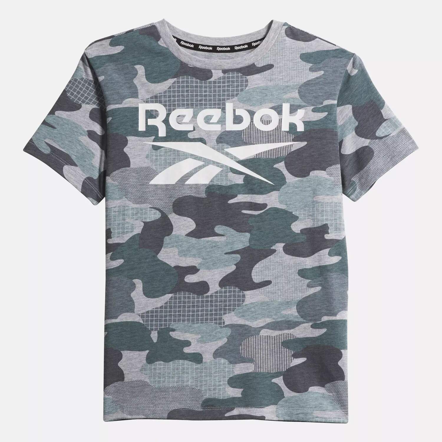 

Футболка ID Reebok, серый камуфляж
