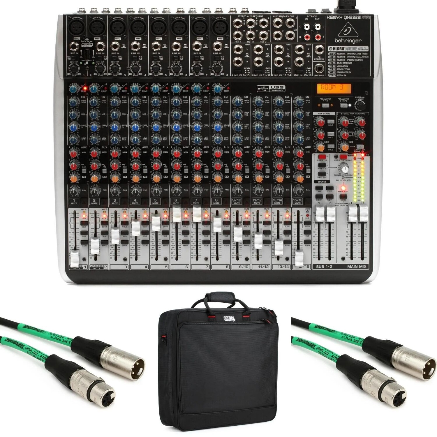 

Новый комплект сумок-миксера Behringer Xenyx QX2222USB