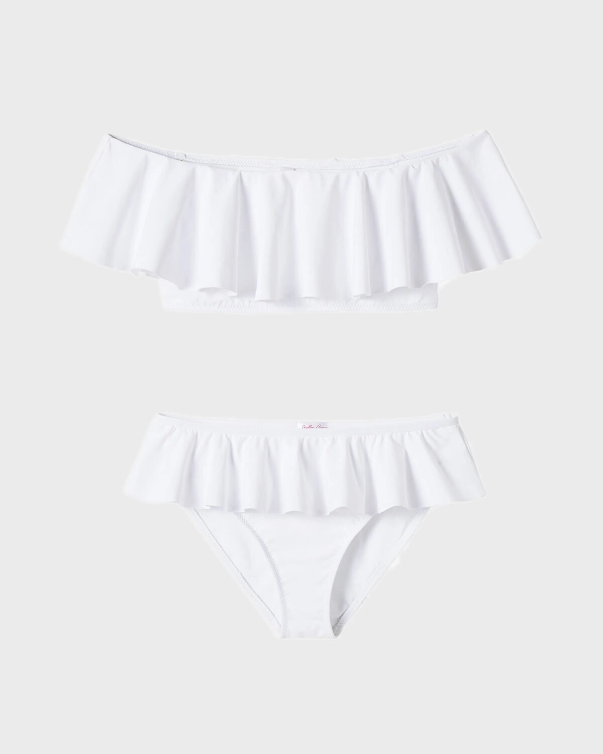

Комплект бикини из двух частей с рюшами, размер 2–14 Stella Cove, цвет White