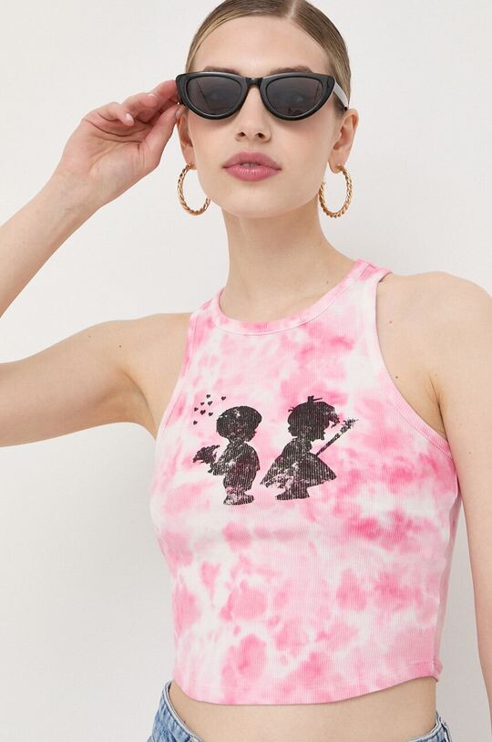 

Топ х Бэнкси Guess, розовый