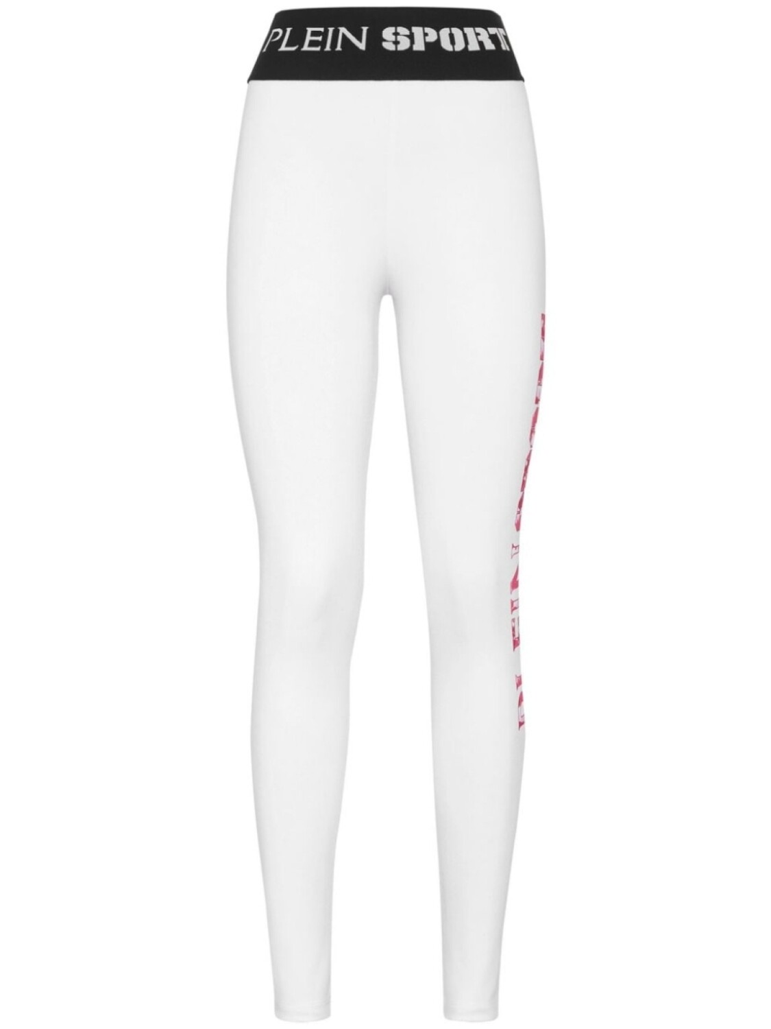 

Спортивные легинсы с логотипом Plein Sport, белый
