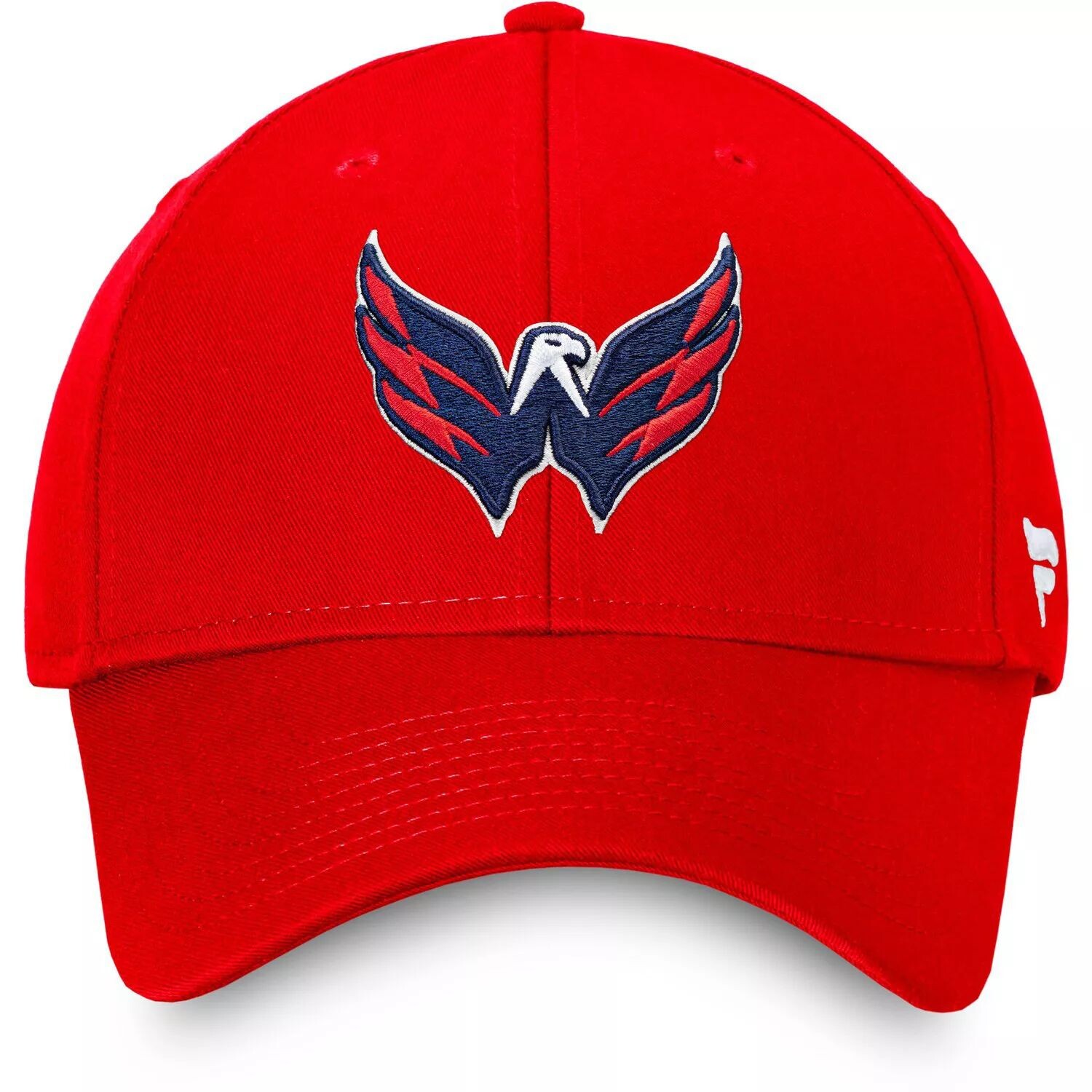 

Мужская красная регулируемая кепка Fanatics с логотипом Washington Capitals Core